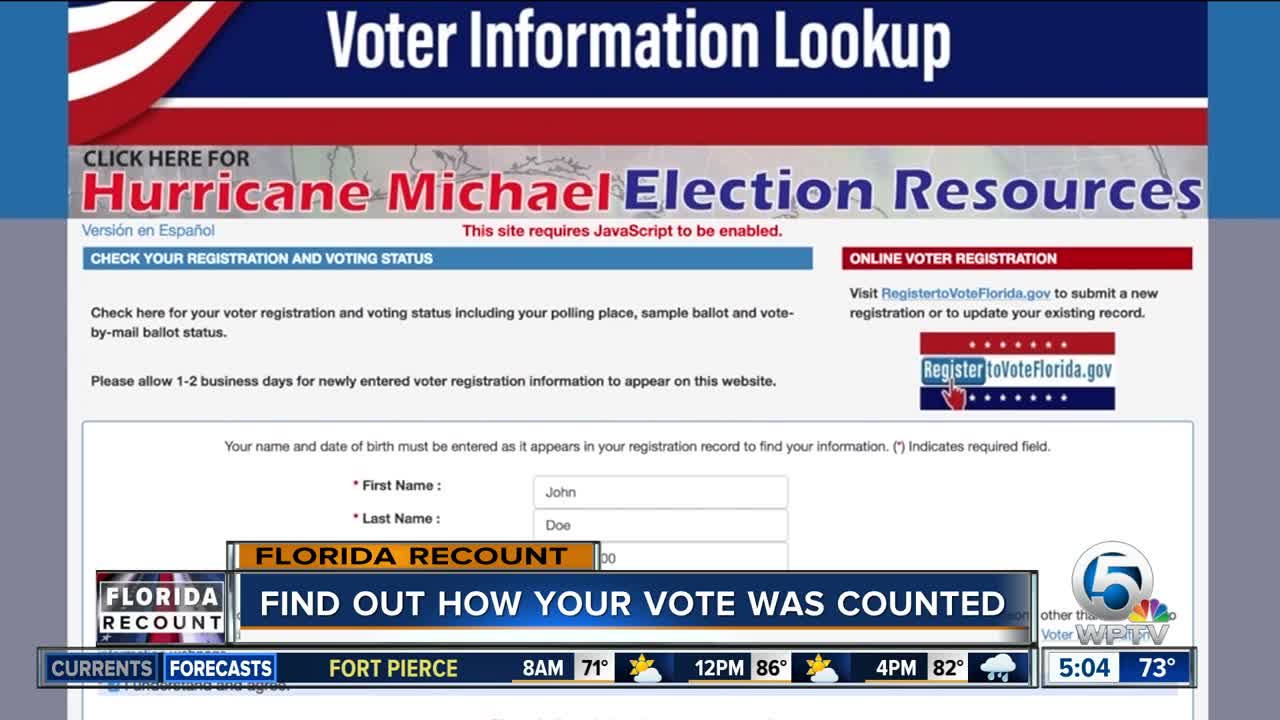 Here's how to check if your vote counted in Florida