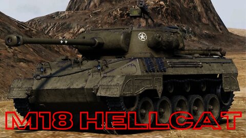 M18 Hellcat American Tank Destroyer in Action at World of Tanks