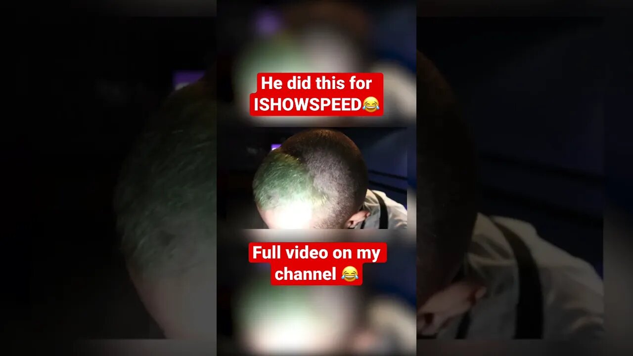 He did this for ISHOWSPEED 😂 #recommended #ishowspeed #newvideo
