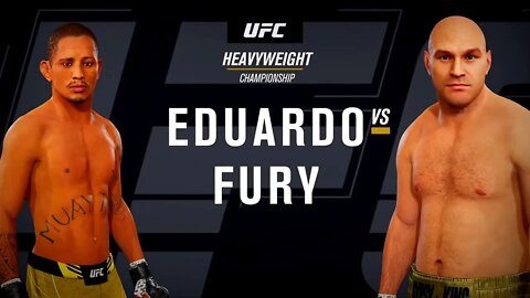 EA Sports UFC 4 Gameplay Tyson Fury vs Johnny Eduardo