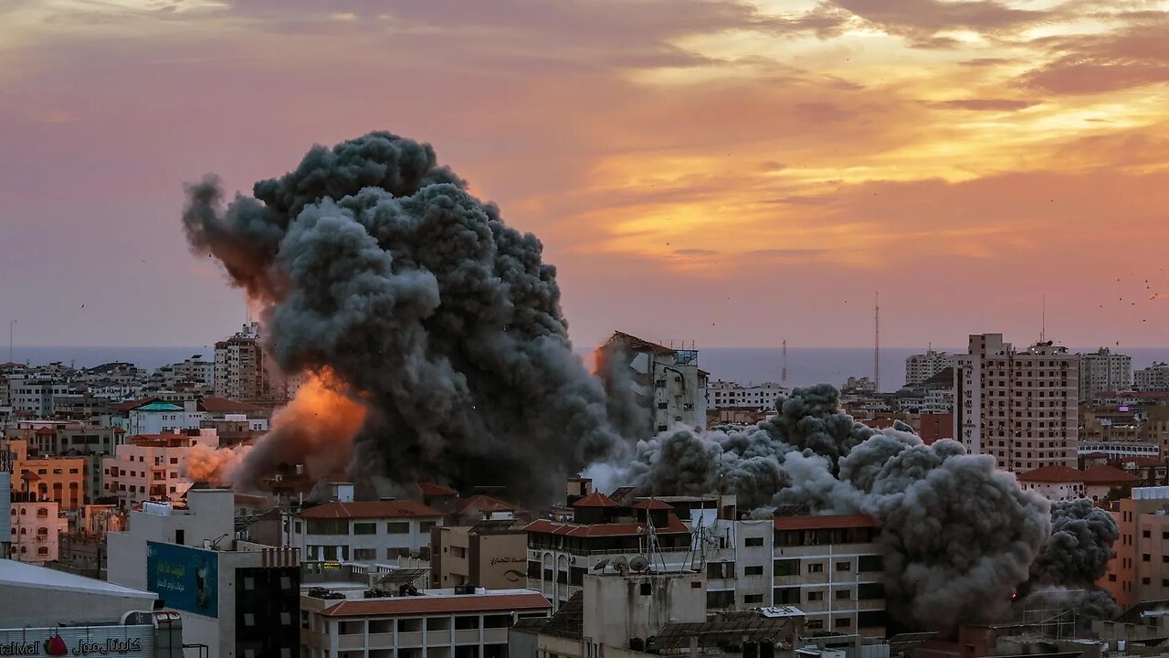 Israel esta bombardeando sin para Gaza