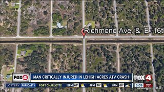 One man critically injured in ATV crash in Lehigh Acres