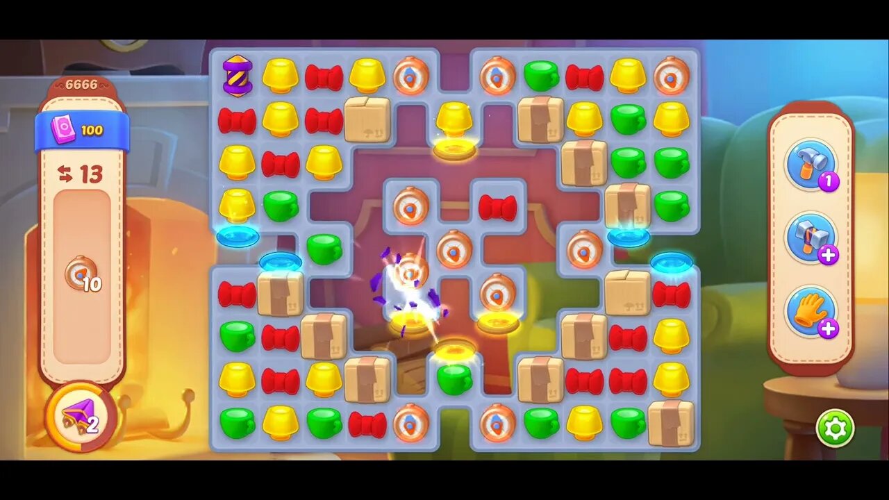 Playrix Homescapes Gameplay Walkthrough Level 6666