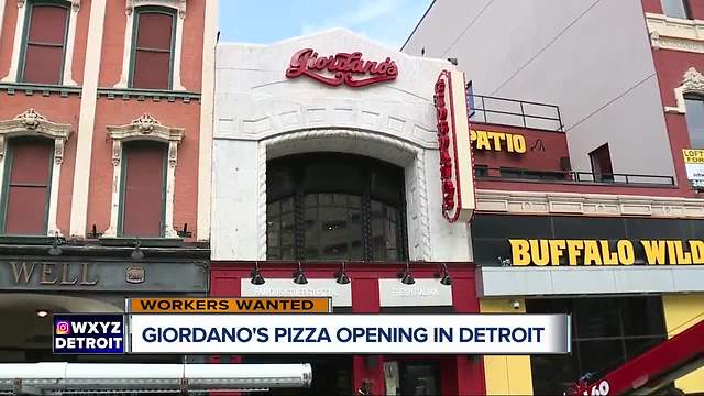 Legendary Chicago pizzeria Giordano’s hiring for new location in Detroit