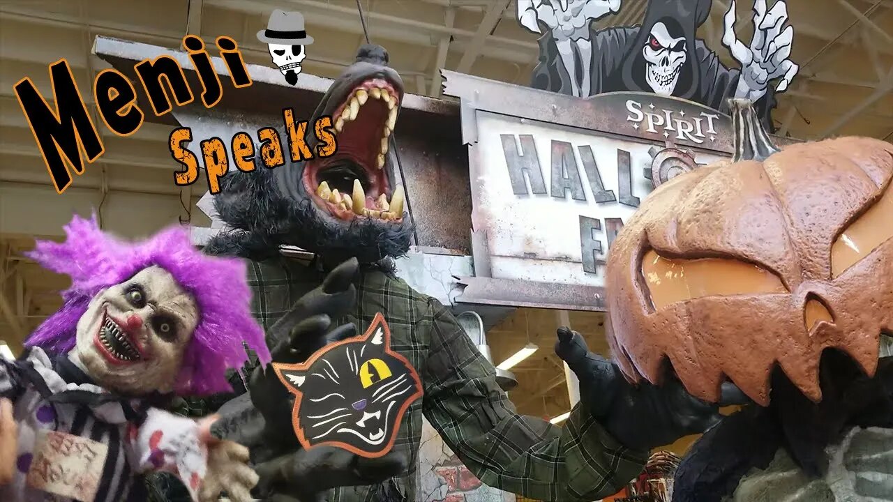 Menji Speaks - Spirit Halloween 2021 | The Remains of Costume Castle | Halloween Shopping