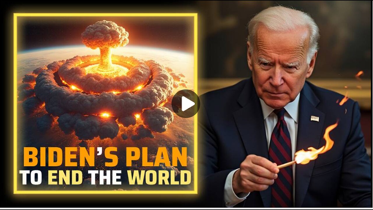 An Out Of His Mind Joe Biden Announces Plan To End The World