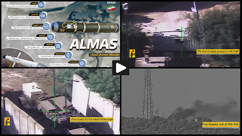 Hezbollah with Almas ATGM destroys IDF command and control installations