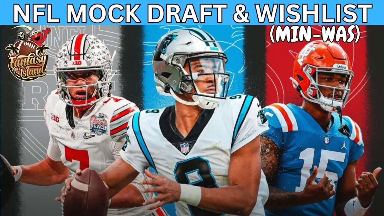 NFL Mock Draft & Draft Wishlist | Fantasy Sports Island, Ep. 80