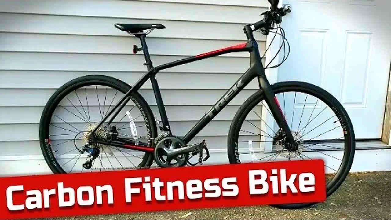 Carbon Fitness Hybrid - The Trek FX Sport 5 Carbon Bike Feature Review and Weight