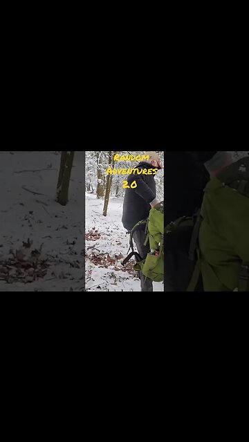 Winter Camping Burrrrr..#wintercamping #shorts #randomadventures2 #stealthcampingalliance