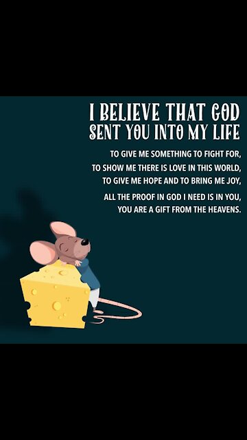 I believe that god sent you [GMG Originals]
