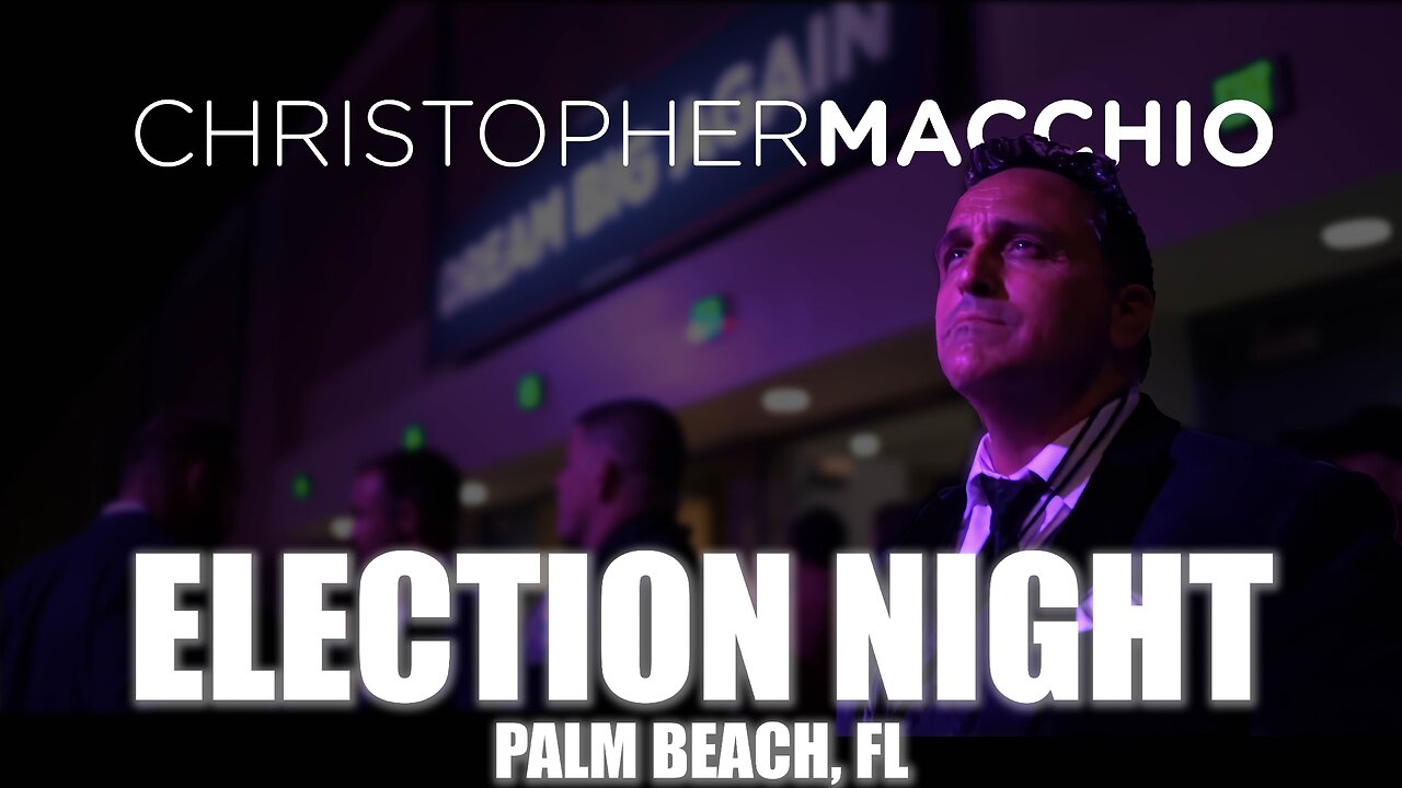 Christopher Macchio at Trump's Election Night 2024 Victory Party | Palm Beach