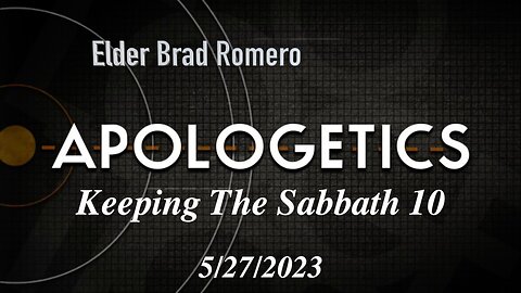 Keeping the Sabbath 10