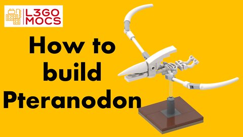 How to upgrade Lego Ideas 21320 Dinosaur Fossils with one Pteranodon MOC?