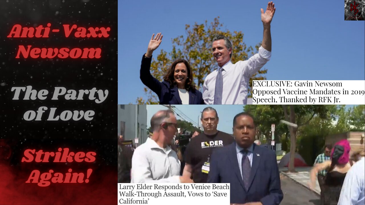 Gavin Newsom Opposes Vaccine Mandates... in 2019 | Larry Elder Assaulted by the Tolerant Left