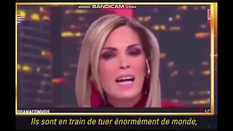 Une journaliste argentine balance en direct