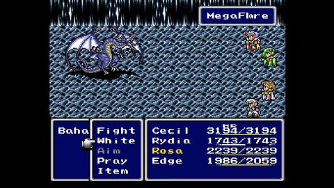 Final Fantasy 4 Ultima (SNES ROM Hack) - Part 23: Bahamut's Moon Cave