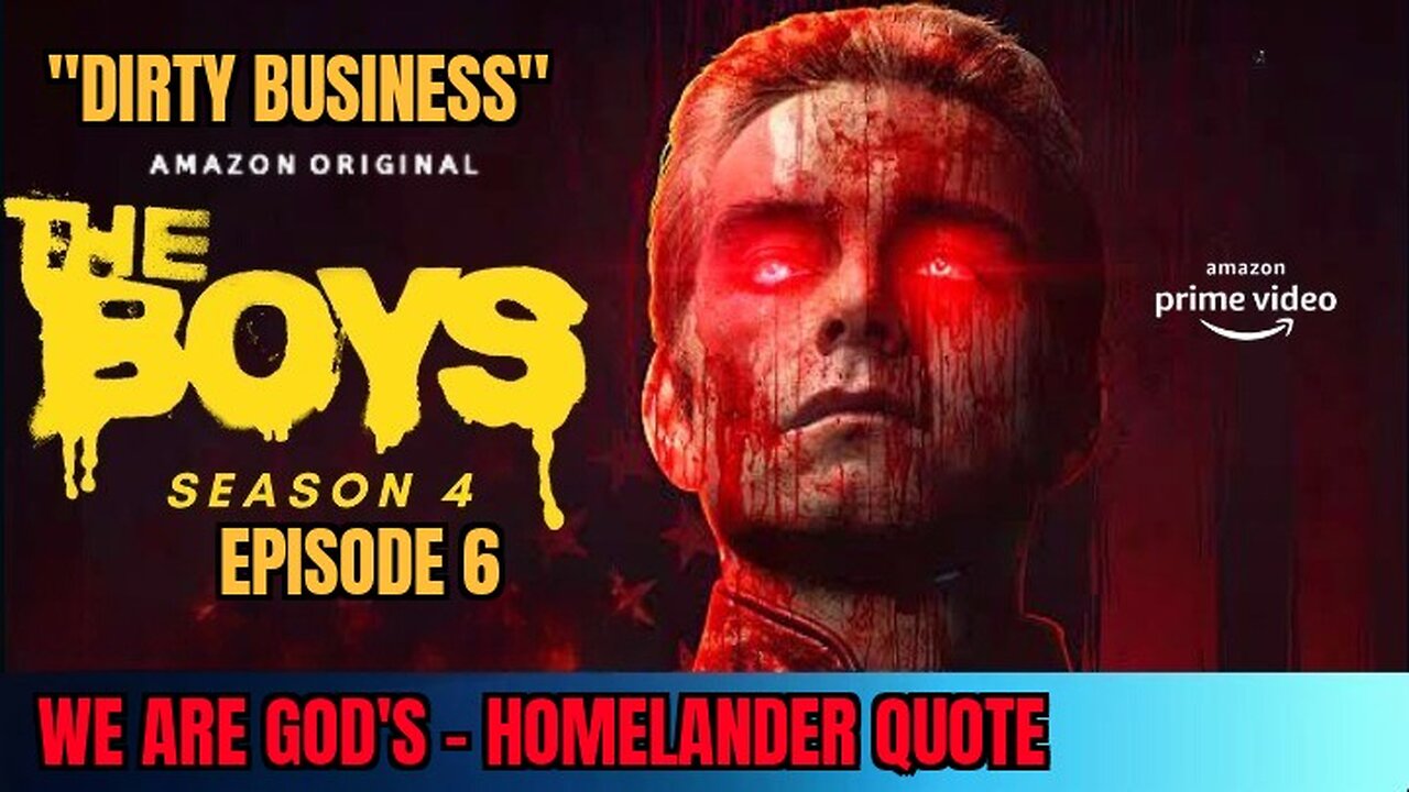 The Boys, Season 4, Episode 6 "Dirty Business", Reaction, WARNING SPOILERS