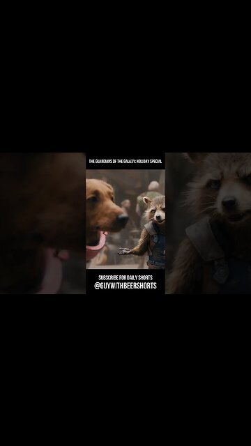 COSMO THE DOG AND ROCKET | THE GUARDIANS OF THE GALAXY: HOLIDAY SPECIAL (CLIP 1)