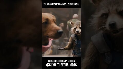 COSMO THE DOG AND ROCKET | THE GUARDIANS OF THE GALAXY: HOLIDAY SPECIAL (CLIP 1)