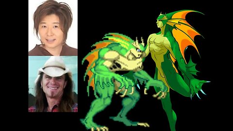 Video Game Voice Comparison- Rikuo (Darkstalkers)