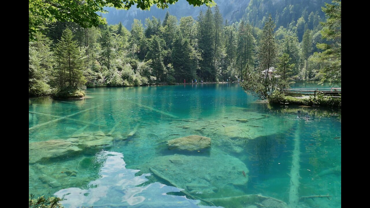 Walking tour Blaussee Nature Park, Switzerland.