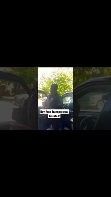 Bay Area Transparency Arrested! #shorts #1stamendment #1amendmentaudit @The Day After