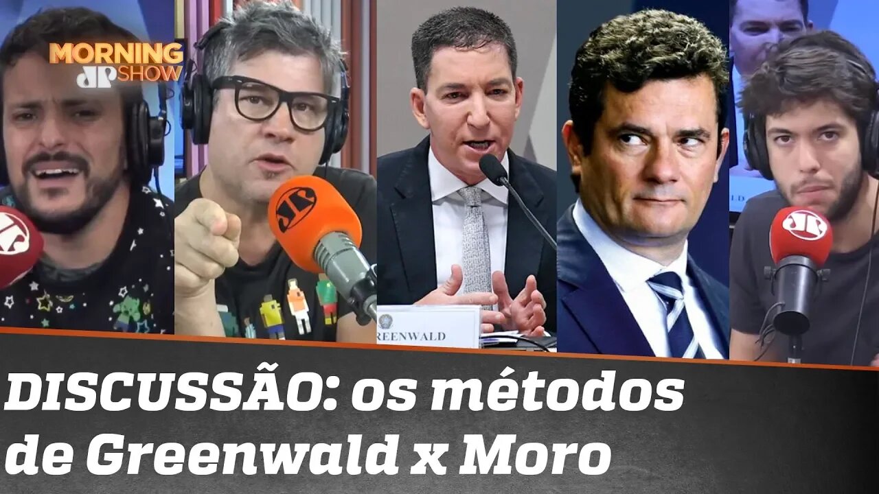 Morning 40 graus: os métodos de Glenn Greenwald e Sergio Moro