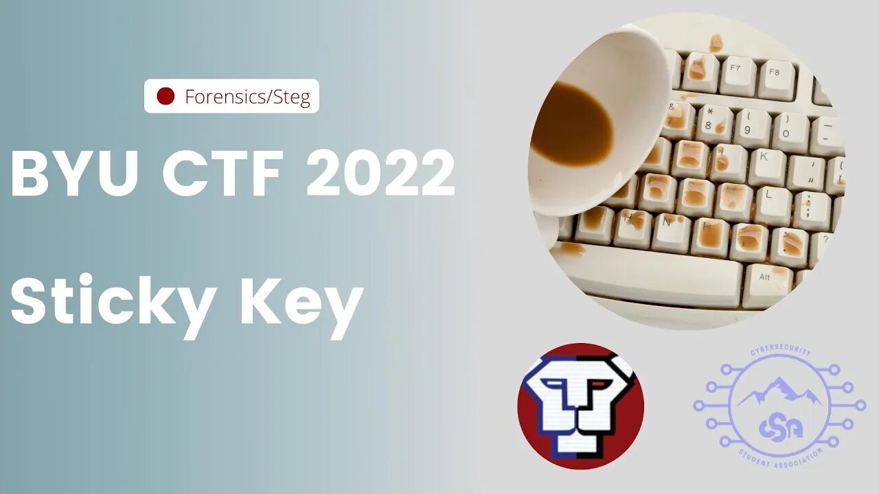 BYU CTF 2022: Sticky Key