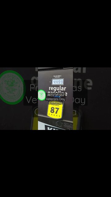 Price of gas in California Nov 11, 2021