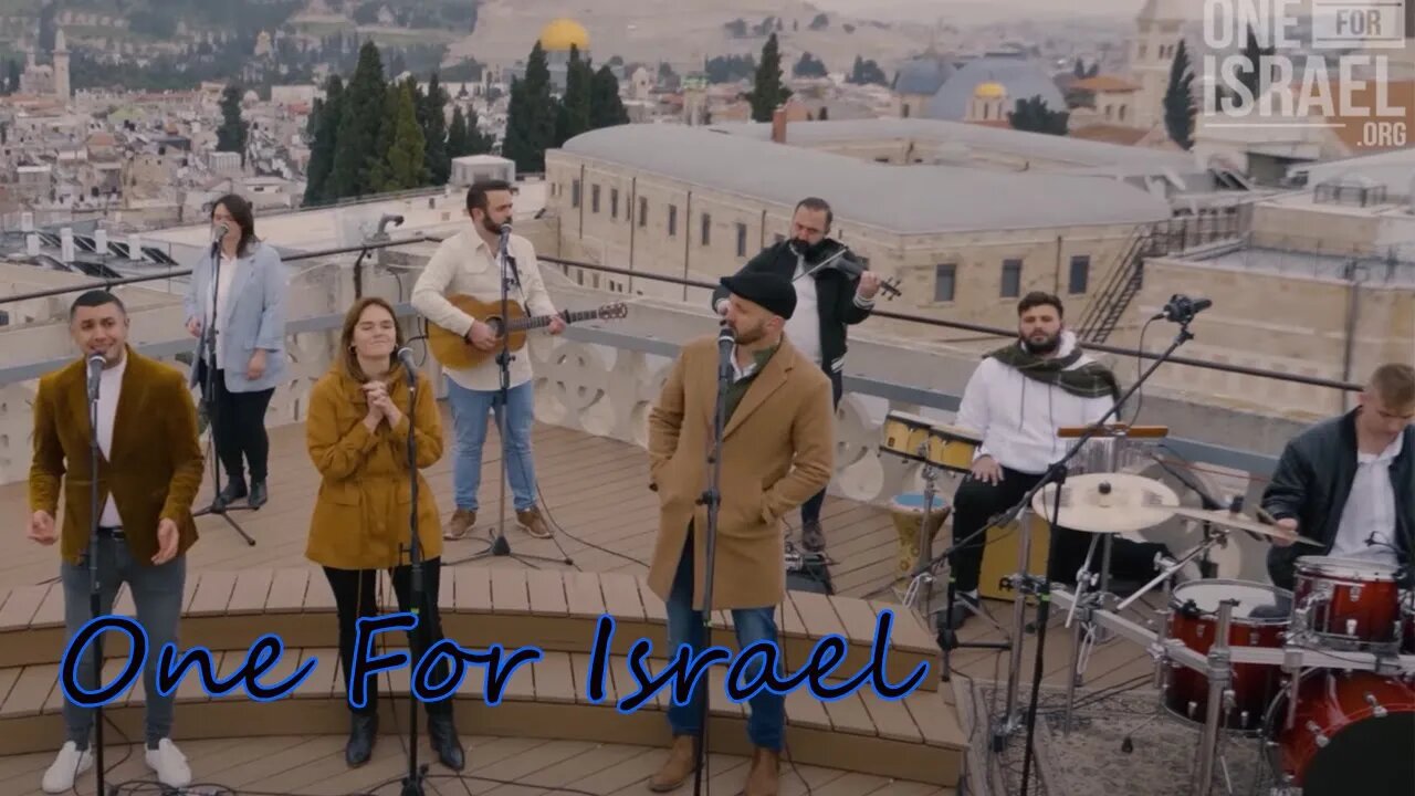 In Christ alone (Hebrew English Arabic) One for Israel - Lyric video