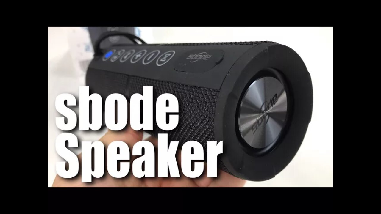 Sbode Waterproof Outdoor Wireless Bluetooth Speaker with Enhanced Bass Review