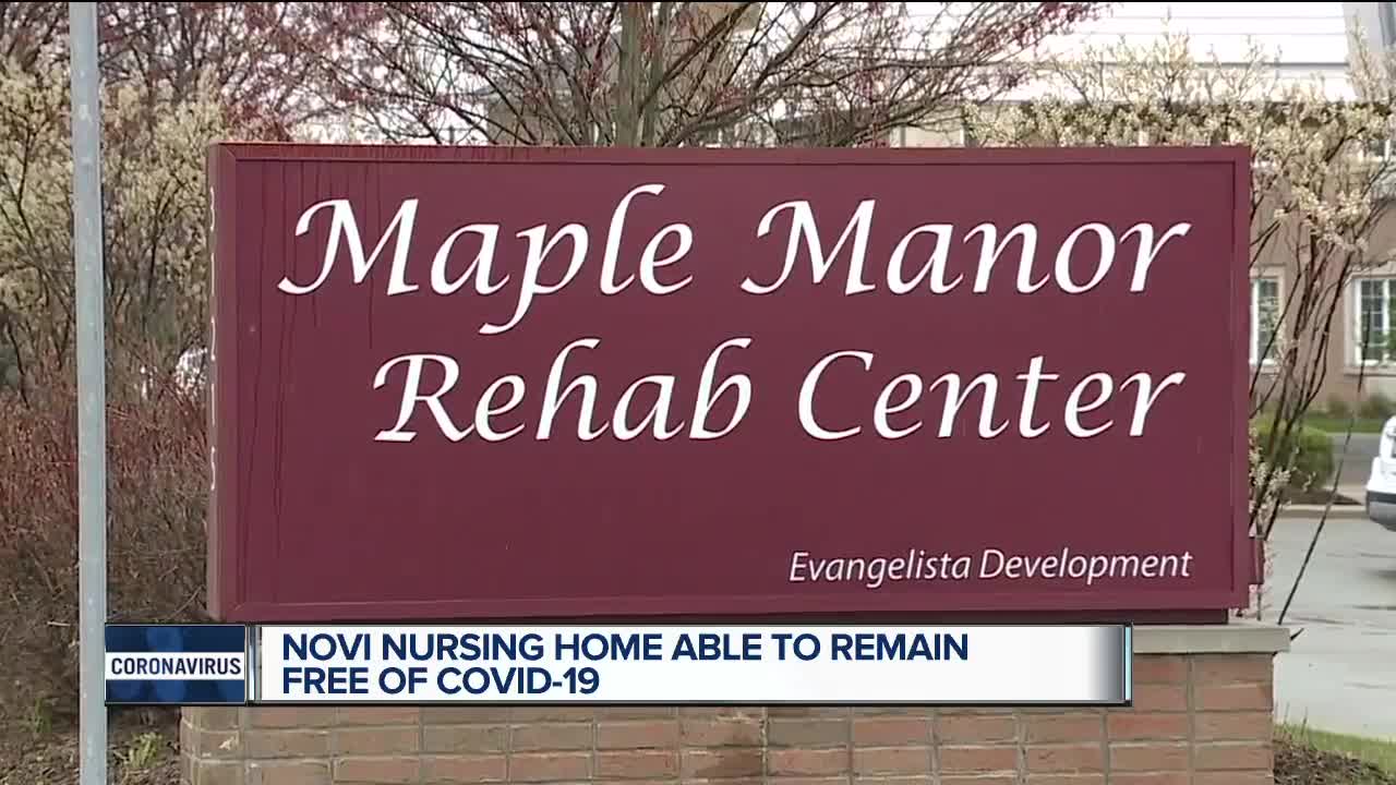 Novi nursing home is COVID-19 free