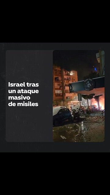 Imágenes de Israel tras un ataque masivo de misiles lanzados desde la Franja de Gaza