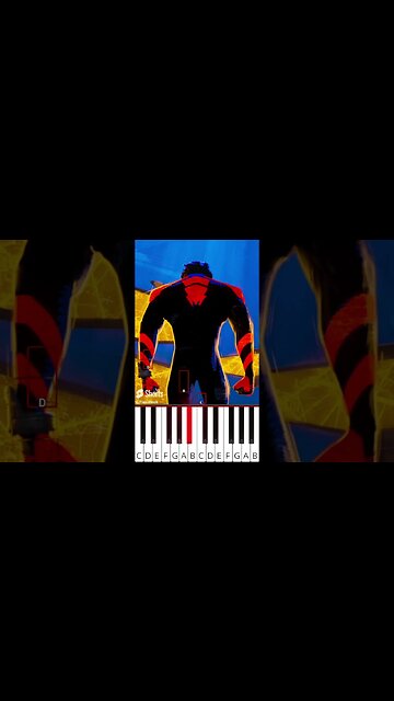 SPIDER-MAN 2099 Theme (Miguel O'Hara) | Spider-Man: Across the Spider-Verse - Octave Piano Tutorial