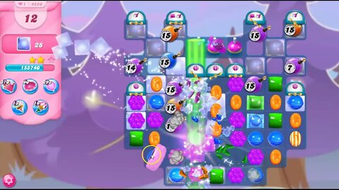 Candy Crush Level 4286 Talkthrough, 20 Moves 0 Boosters