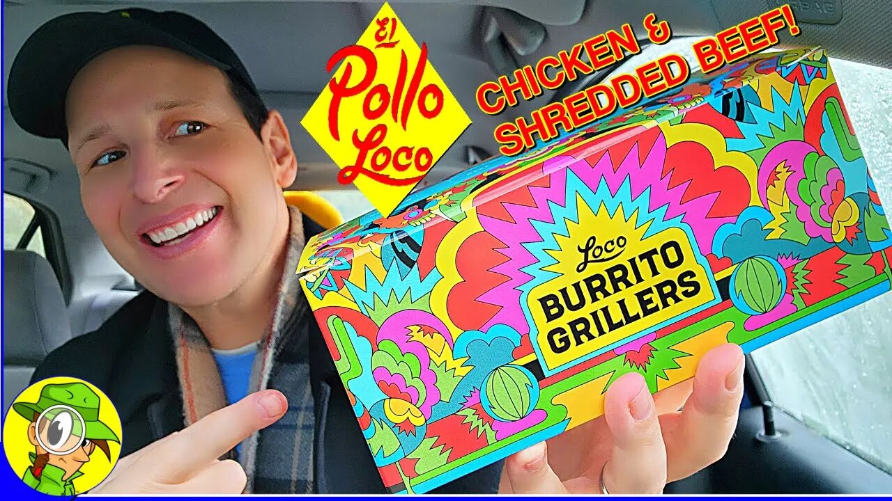 El Pollo Loco® LOCO BURRITO GRILLERS Review 🇲🇽🌯♨️ Chicken & Shredded Beef! 😋 Peep THIS Out! 🕵️‍♂️