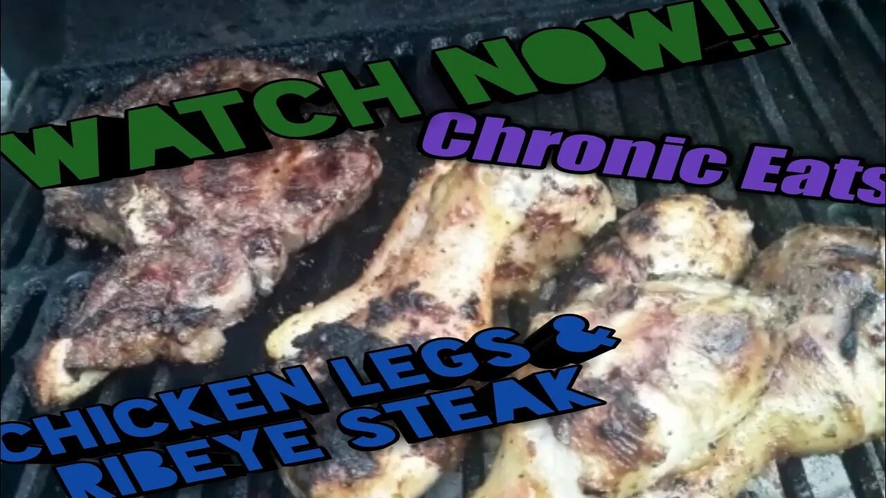 The best ever chicken legs & ribeye steak πΊπΈπ₯©π