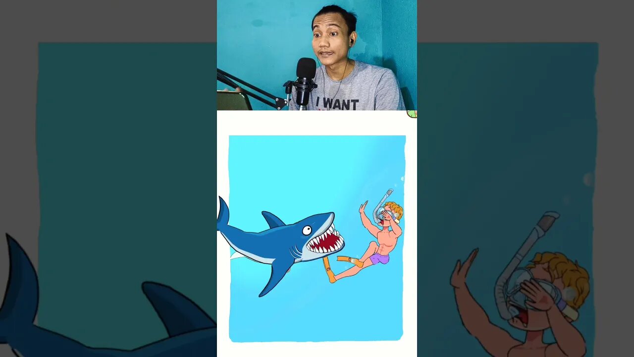 Diserang hiu 🦈 | impossible date level 203 #saidnesia #impossibledate #shorts #game