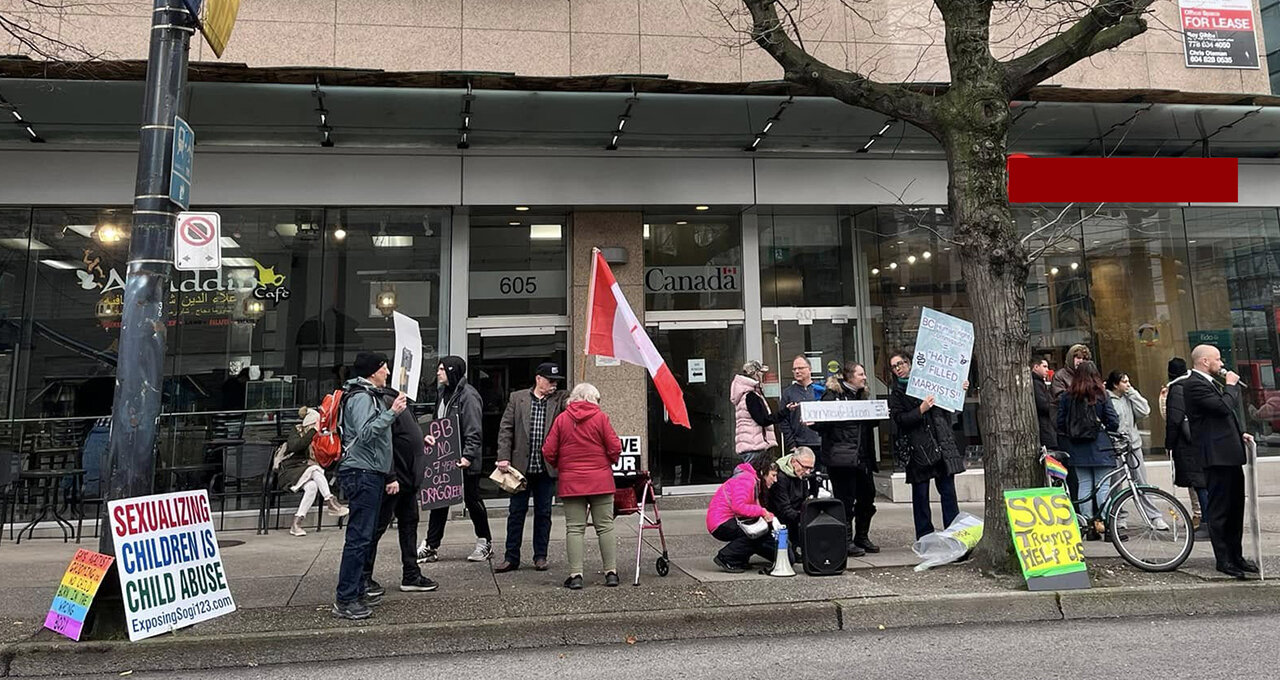 Jeff Galbraith Supports Barry Neufeld at the BC Human Rights Tribunal Rally & Fundraiser