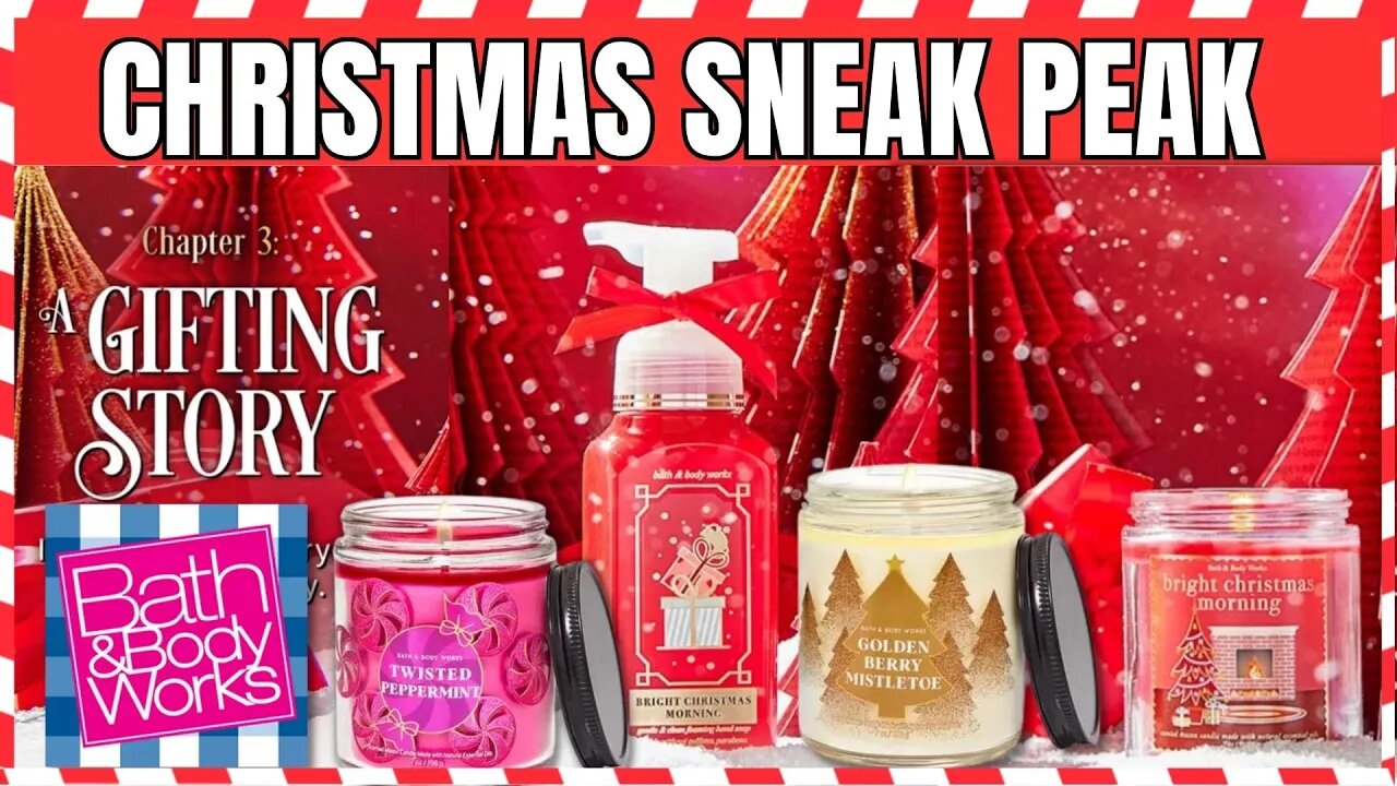 Bath & Body Works | App Christmas 2023 Sneak Peak | Plus NEW Christmas Candles #bathandbodyworks