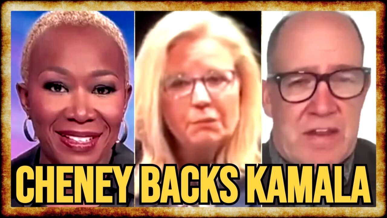 MSNBC is STOKED For LIZ CHENEY'S Kamala Endorsement