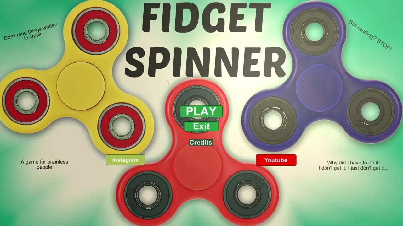 Fidget Spinner Gameplay