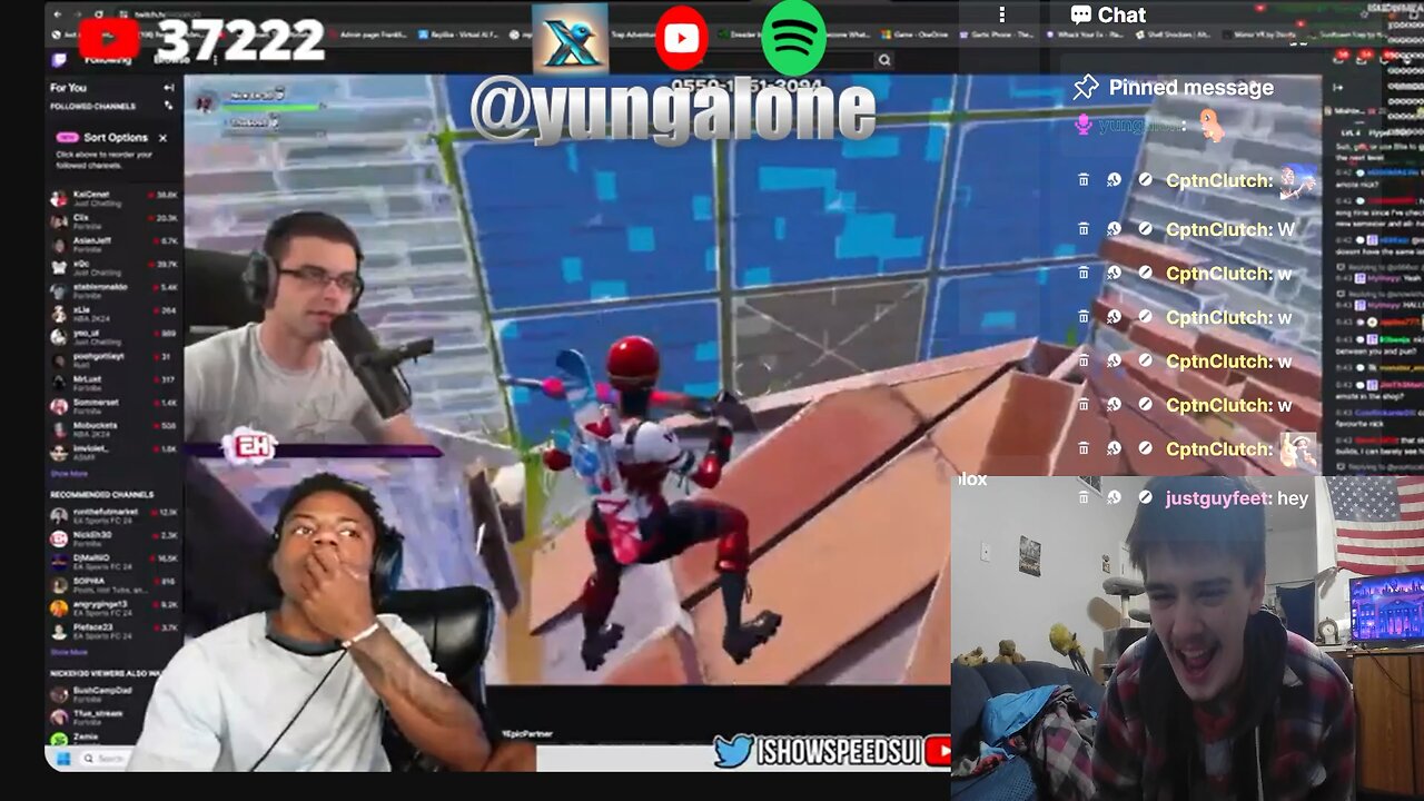 Yung Alone Reacts To IShowSpeed Pranking Nick Eh 30