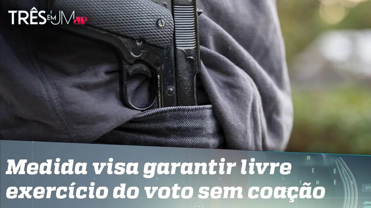 TSE proíbe porte de armas durante final de semana das eleições