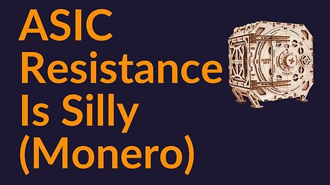 "ASIC Resistance" Is Just Plain Silly (Bitcoin vs. Monero)