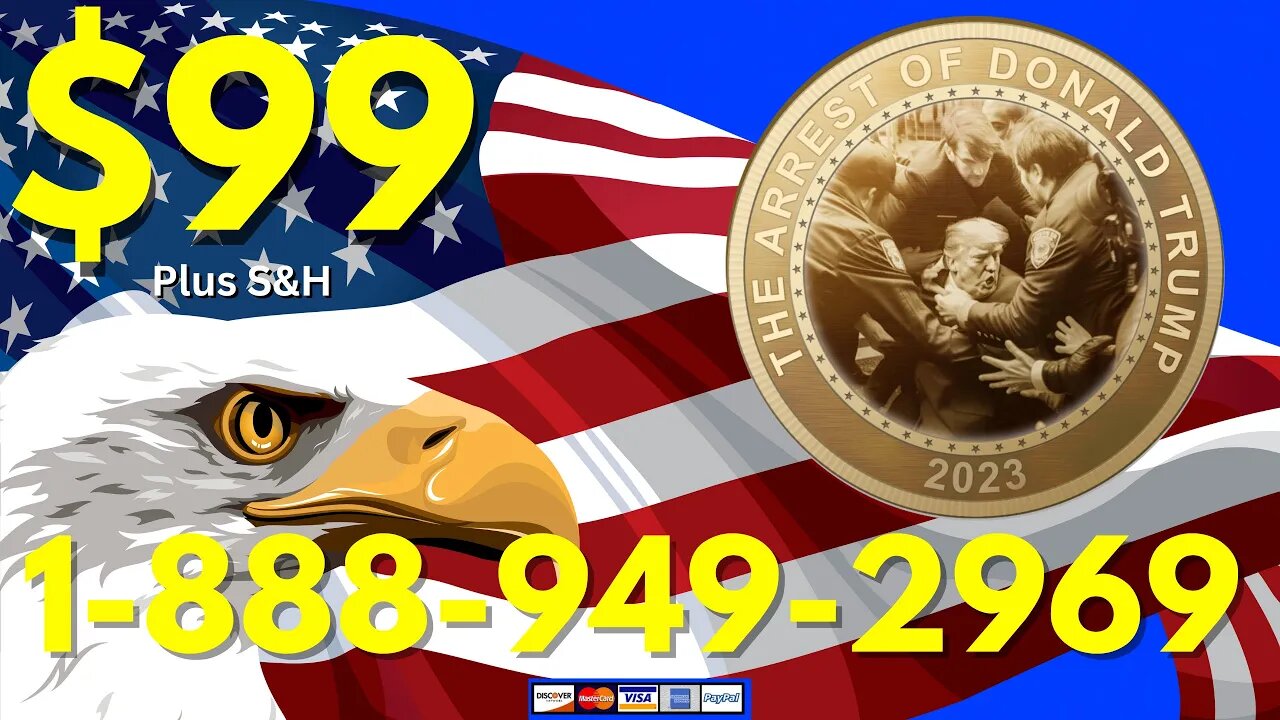 The Arrest of Donald J. Trump Commemorative Coin Limited Time Offer!!!