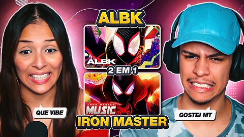 2 EM 1: ALBK + IRON MASTER - Miles Morales | [React em Casal] 🔥