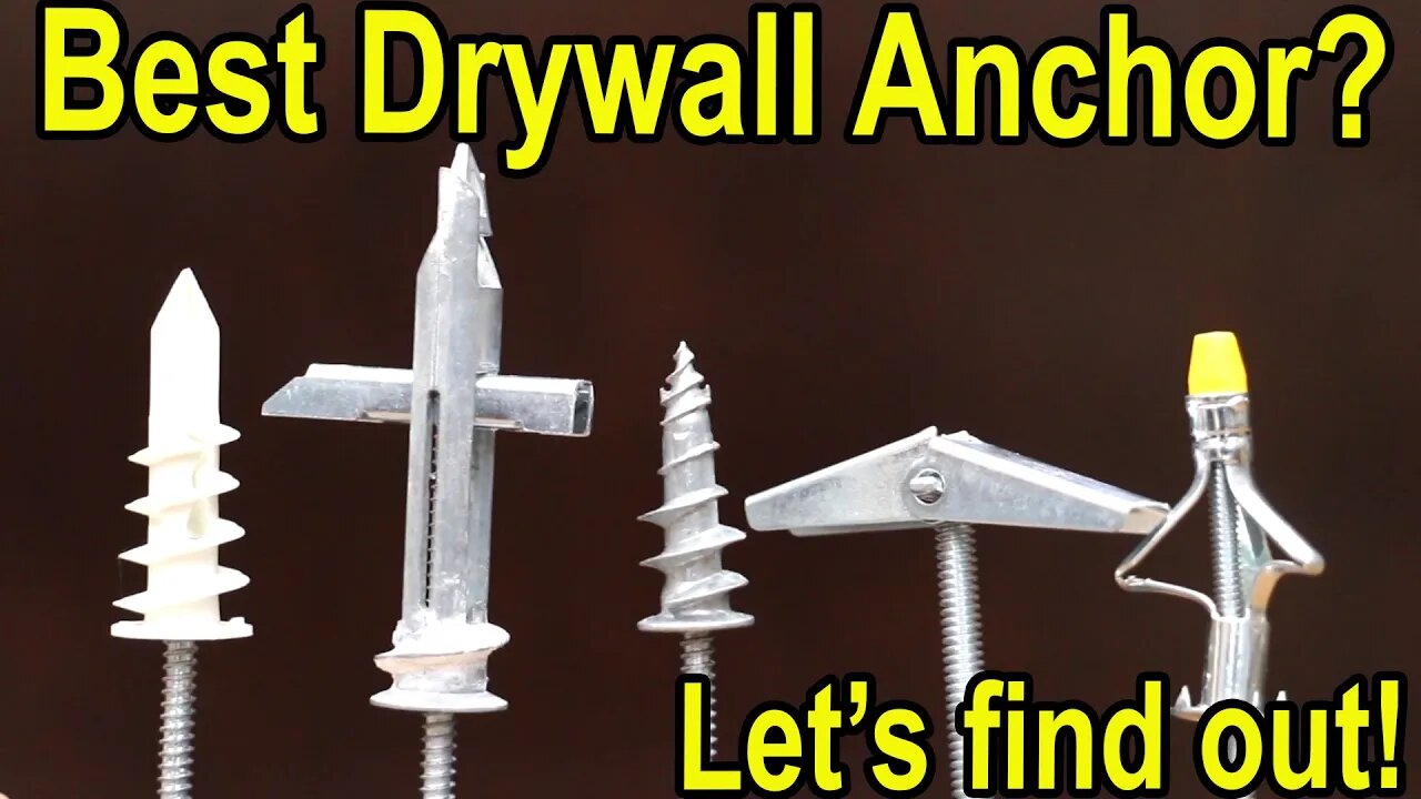 Which Drywall Anchor is Best? Let's find out!