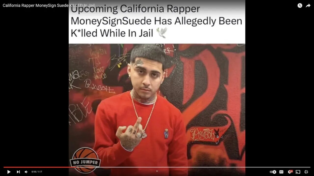 california rapper moneysign suede killed in jail